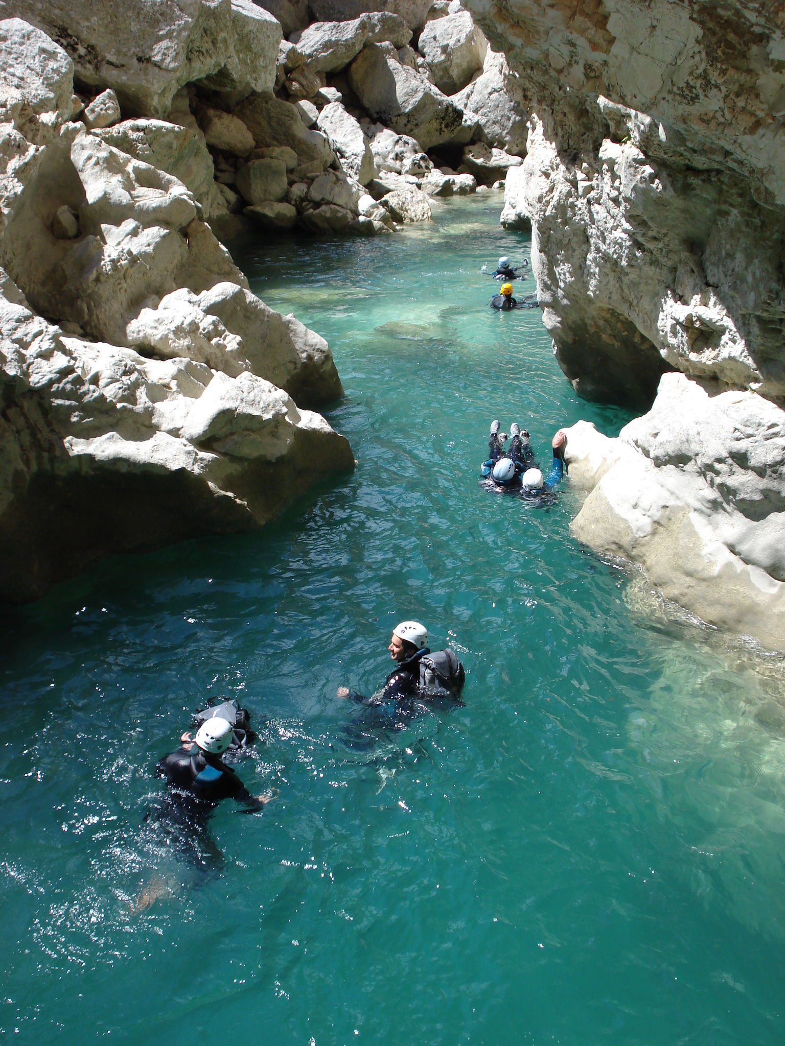 Canyoning La Fernet saut dans le Verdon 