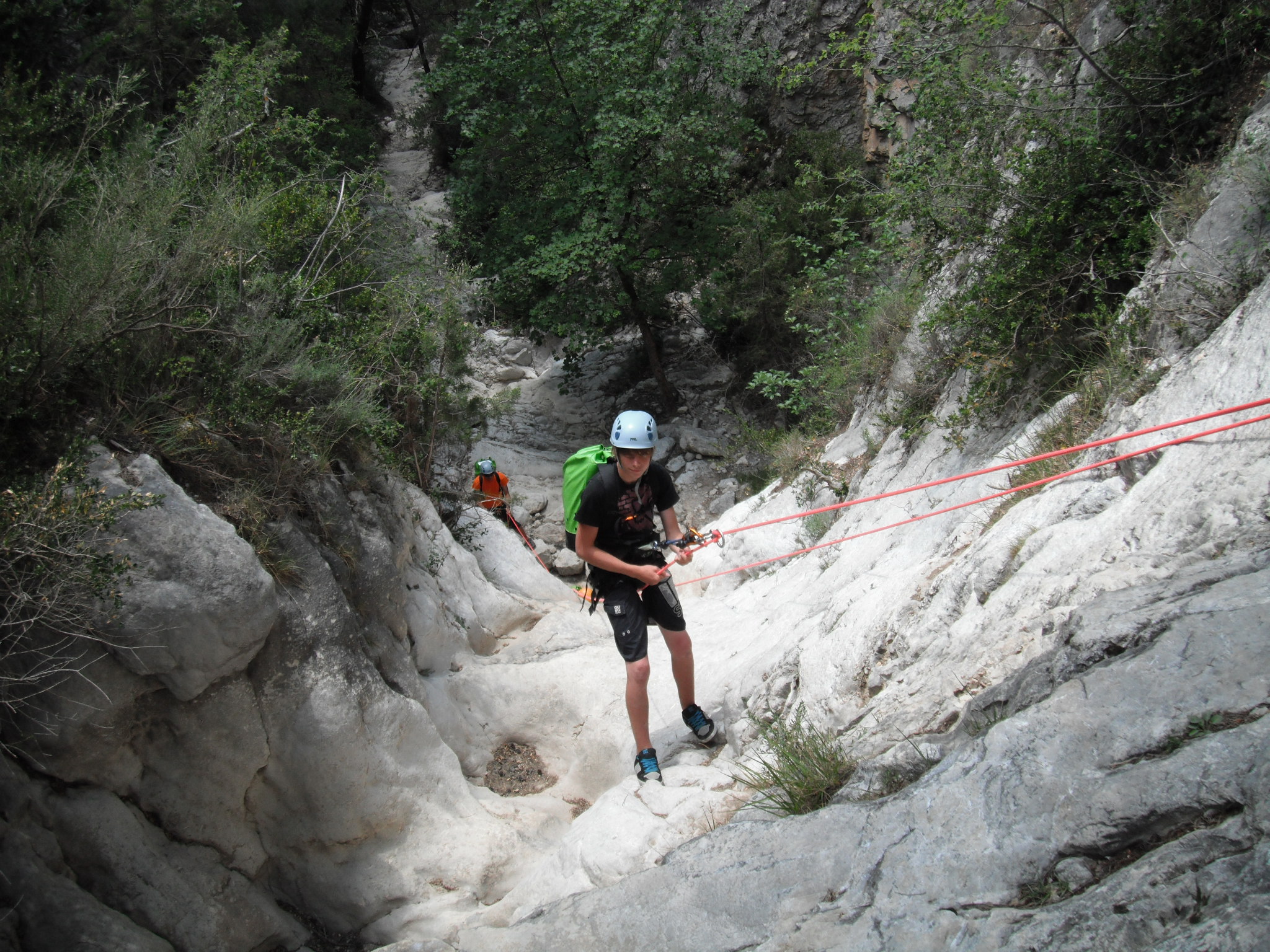 Descente en rappel canyoning Verdon