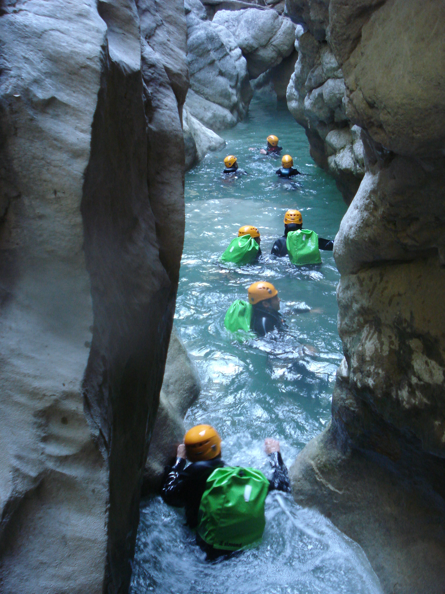 Canyoning descente en rappel gorges du Verdon